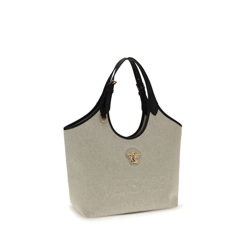 Sac à épaule en Coton Beige