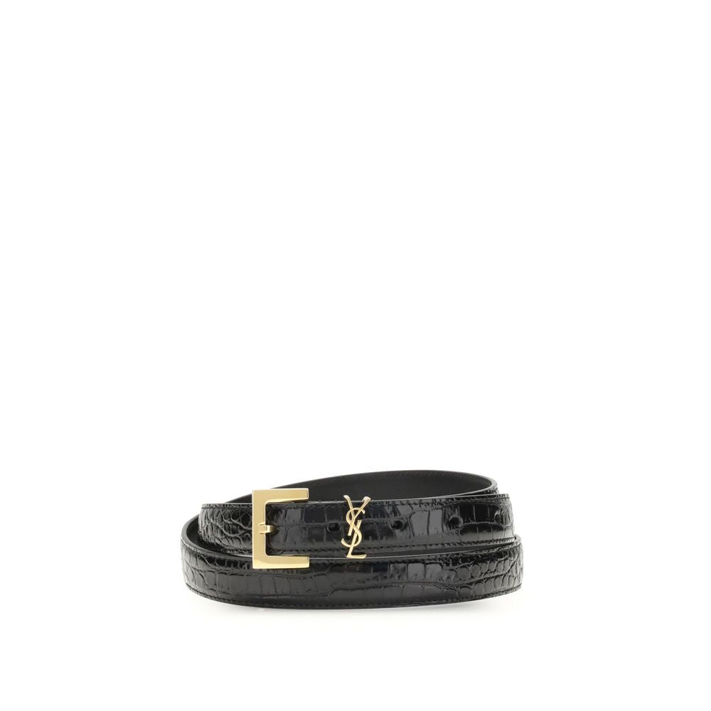 Black Calf Leather Regular Belt