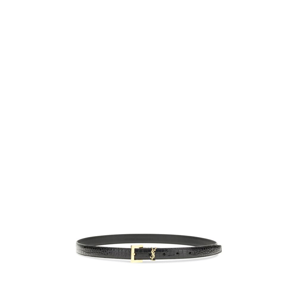 Black Calf Leather Regular Belt