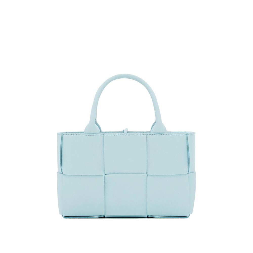 Tote en Cuir d'Agneau Bleu