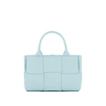 Tote en Cuir d'Agneau Bleu