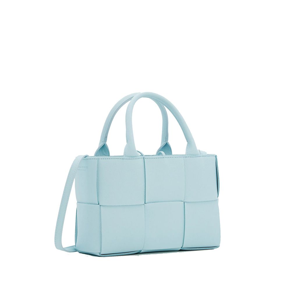 Tote en Cuir d'Agneau Bleu