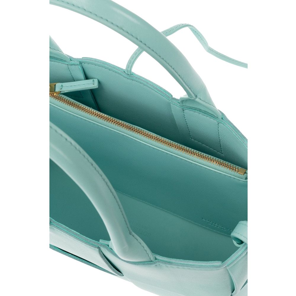 Tote en Cuir d'Agneau Bleu