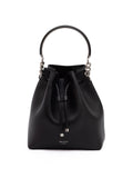 Black Bon Bon Leather Bucket