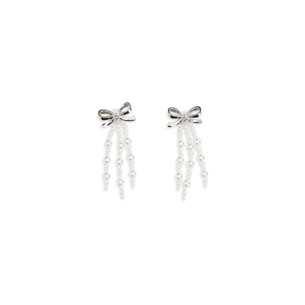 Self-Portrait Cascade Bow Earrings