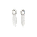 Self-Portrait Crystal Drop Earrings