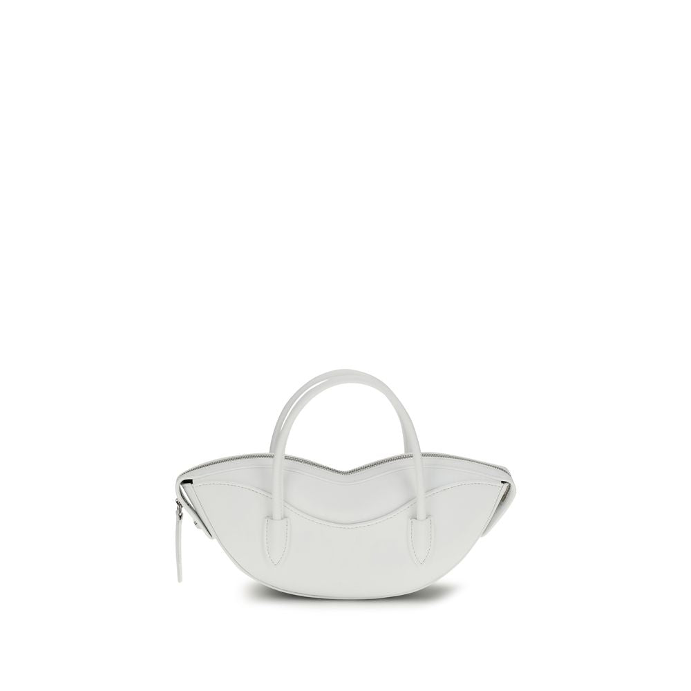White Calf Leather Bos Taurus Shoulder Bag