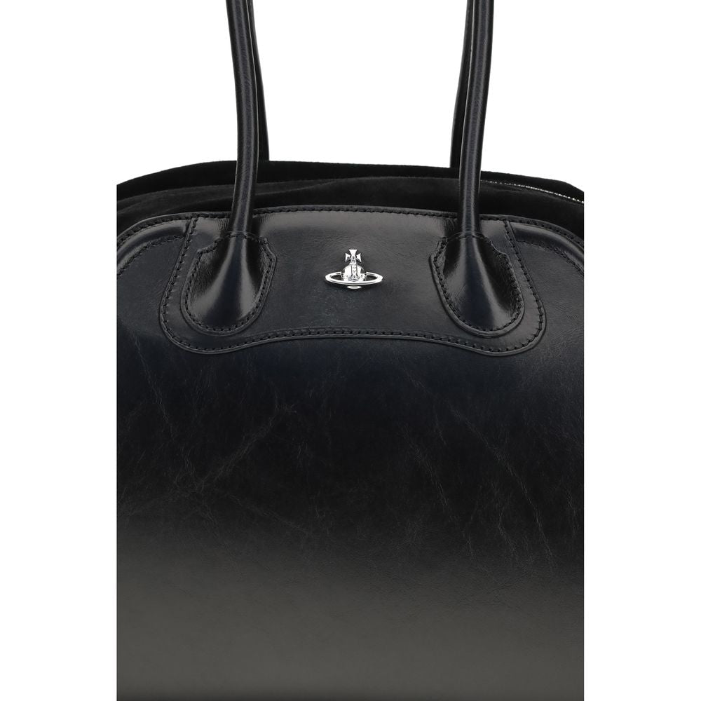 Sac à épaule en Cuir Noir