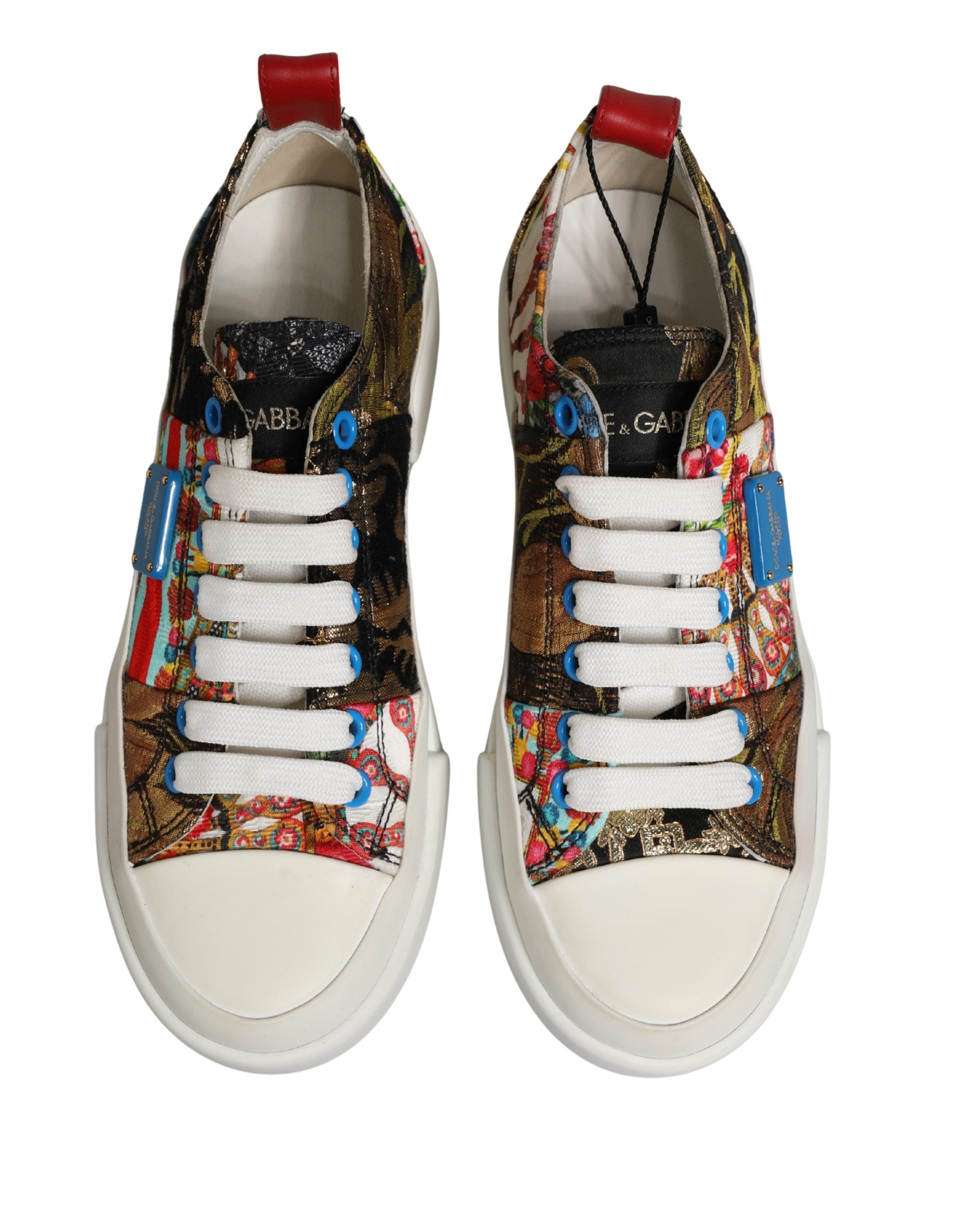 Dolce & Gabbana Patchwork Low-Top Sneakers
