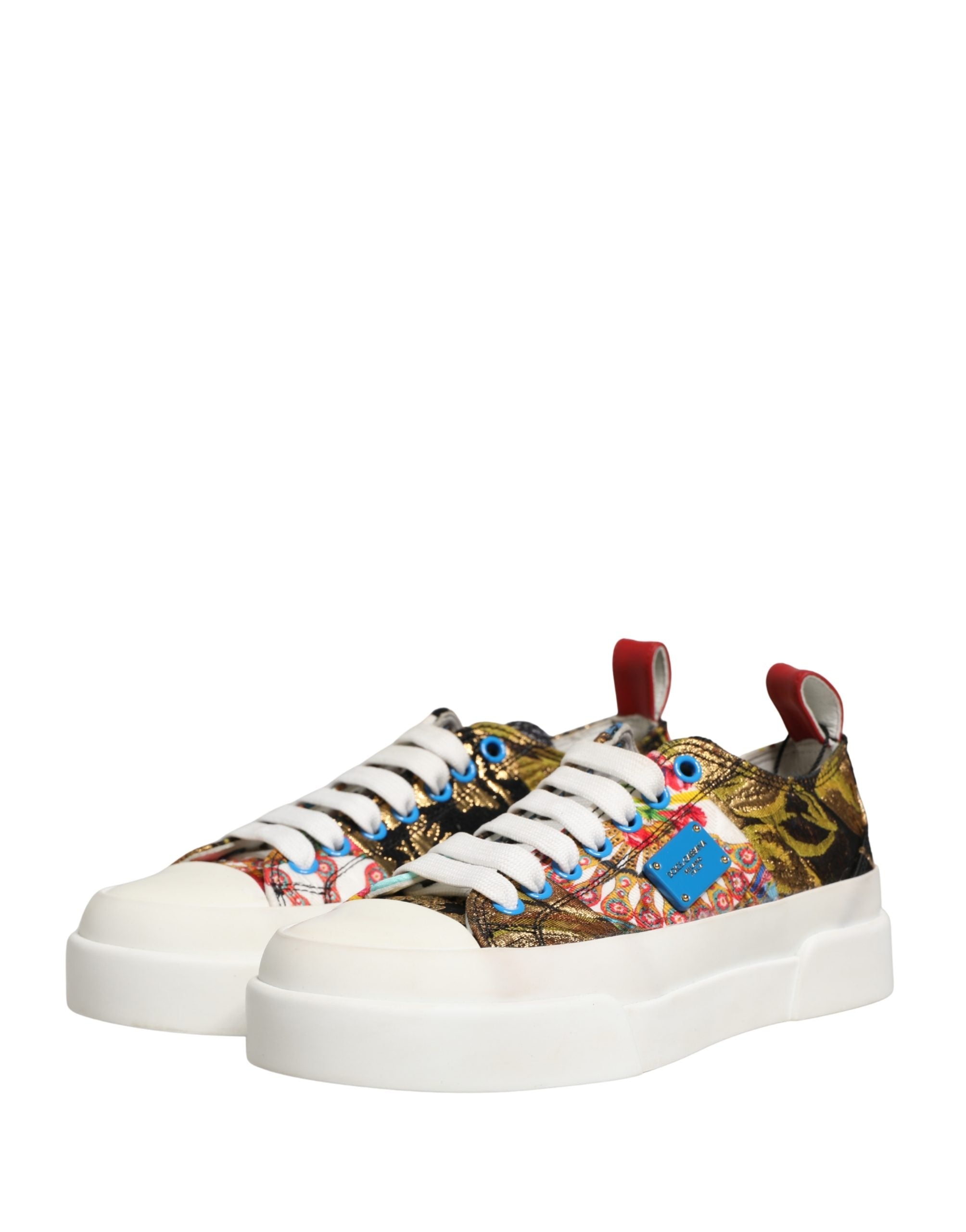 Dolce & Gabbana Patchwork Low-Top Sneakers