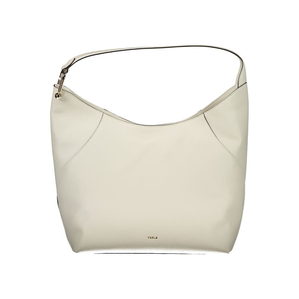Bolso de cuero blanco para mujer
