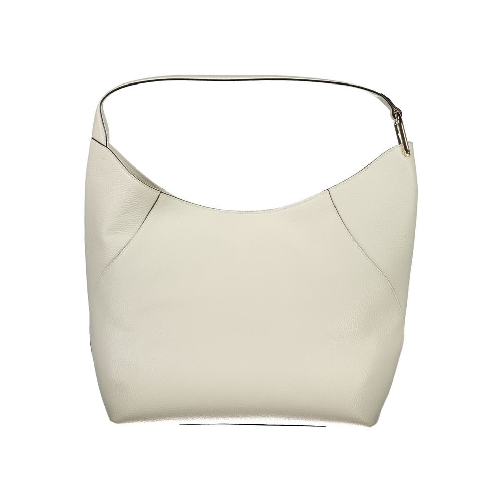 Bolso de cuero blanco para mujer