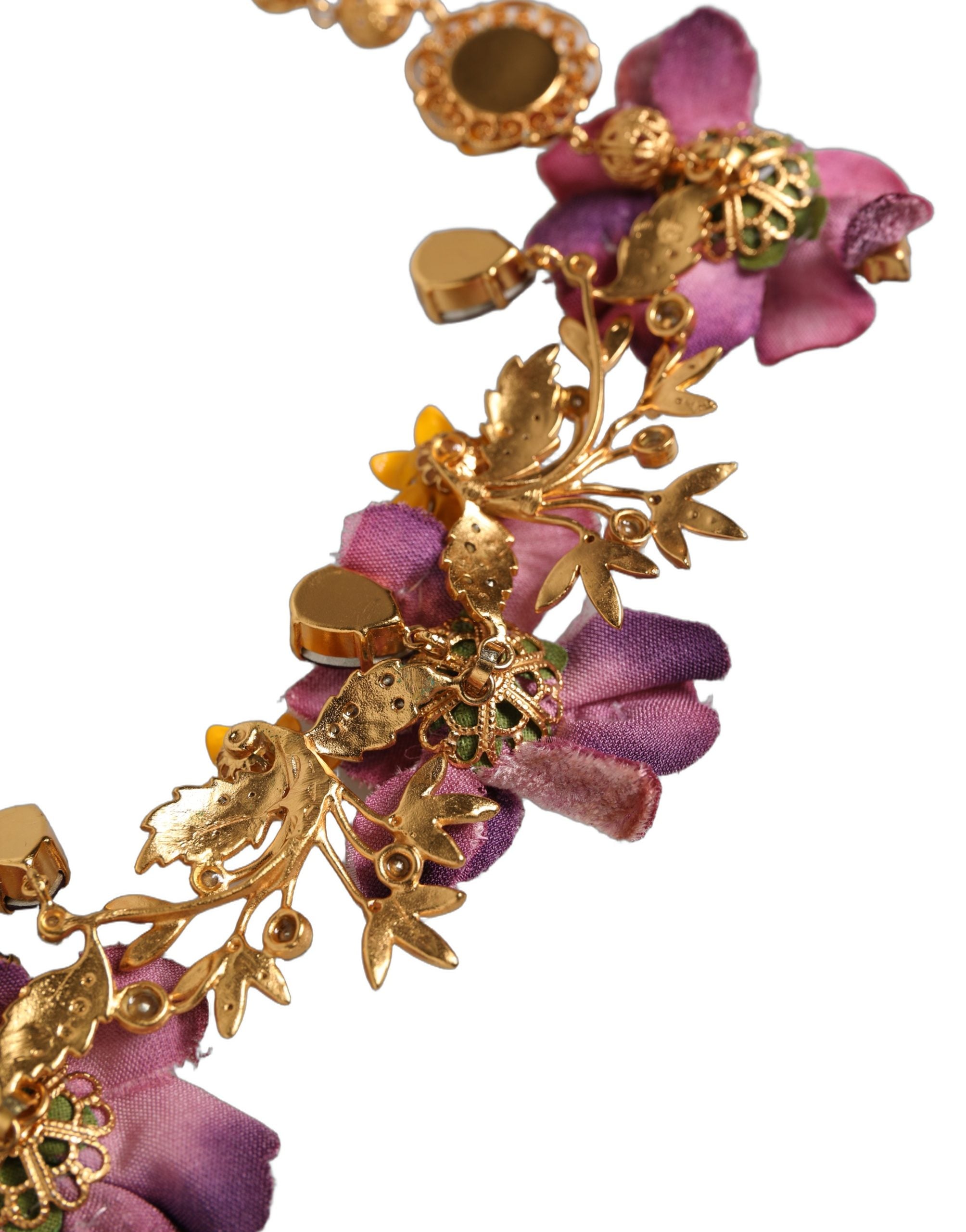 Dolce & Gabbana Floral Crystal Necklace