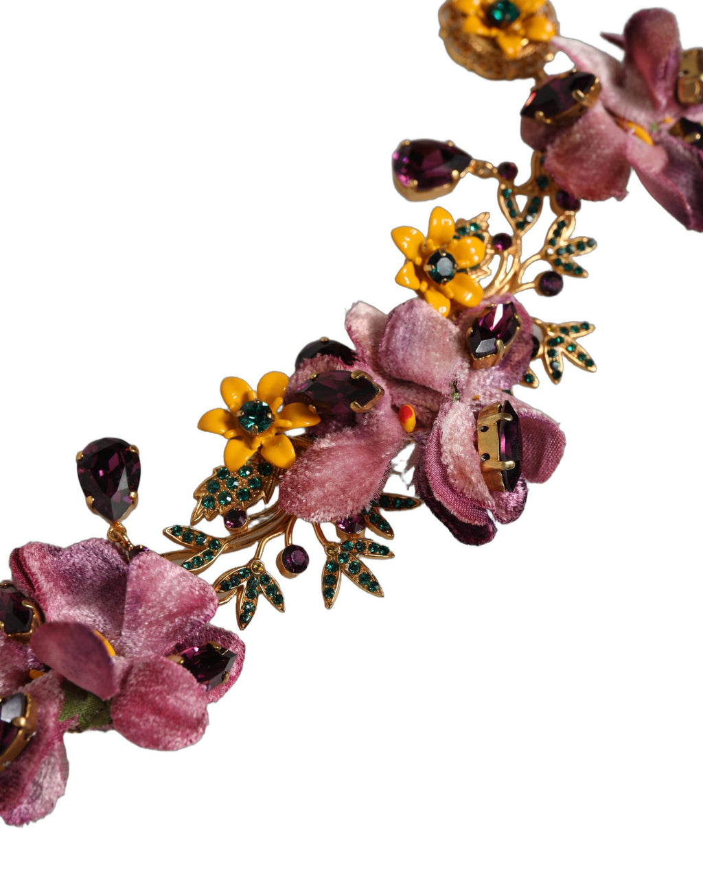 Dolce & Gabbana Floral Crystal Necklace