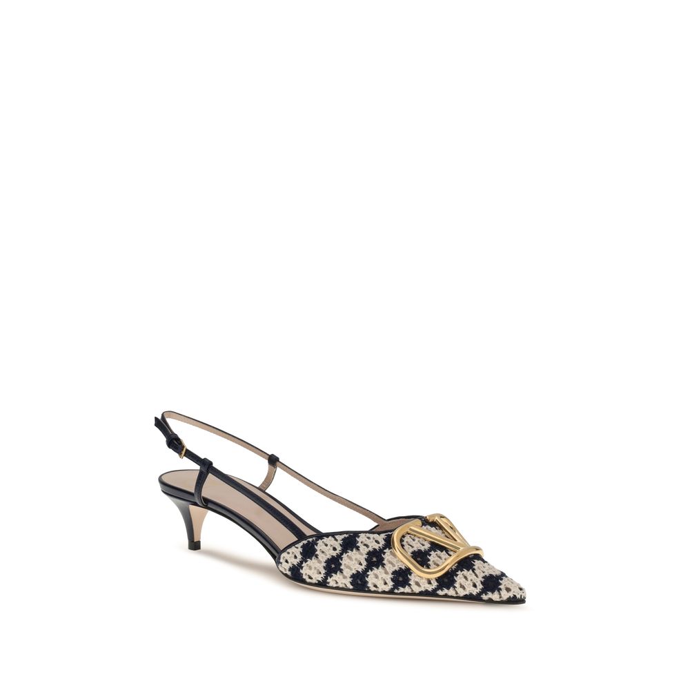 Valentino Garavani VLogo Signature Slingback Pumps