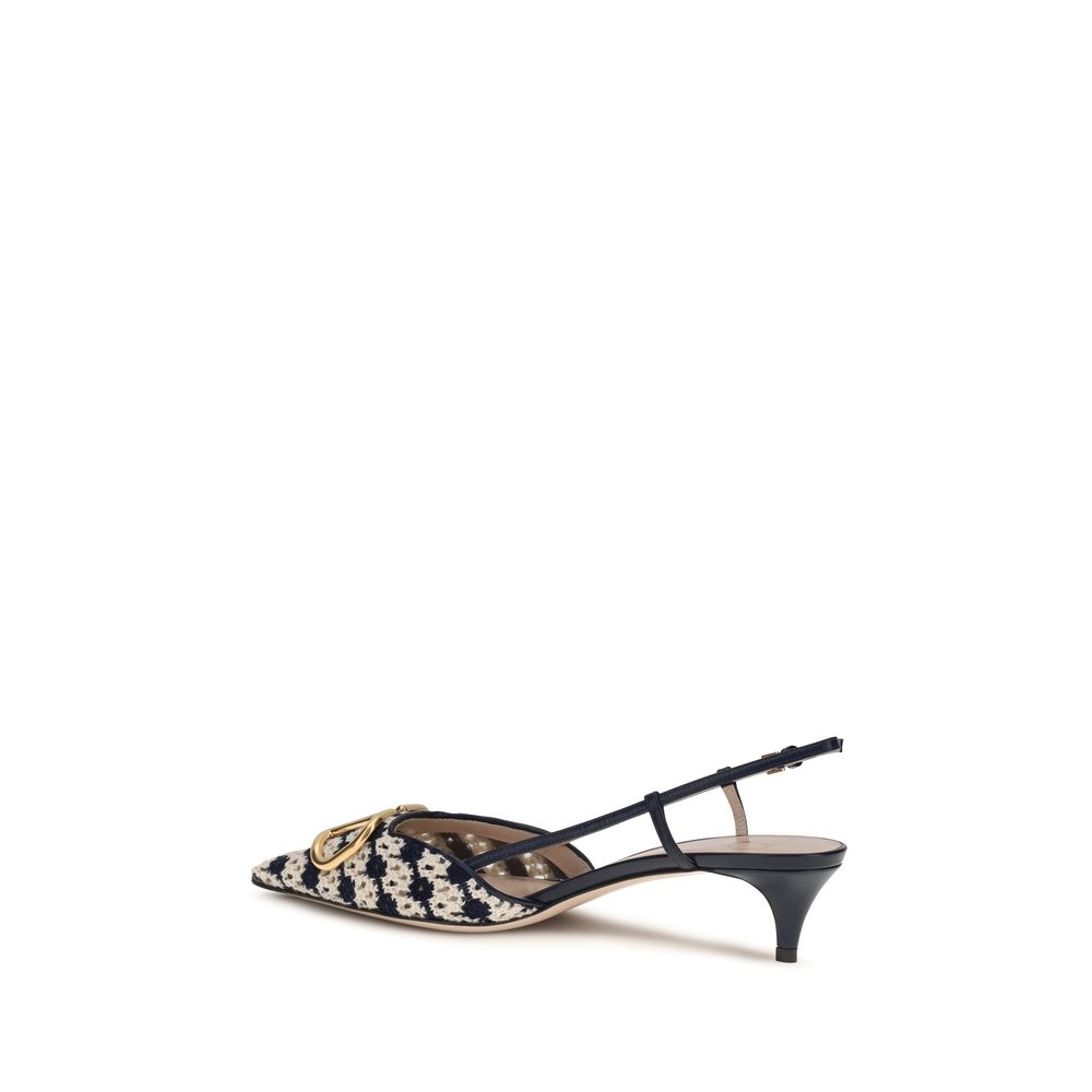 Valentino Garavani VLogo Signature Slingback Pumps