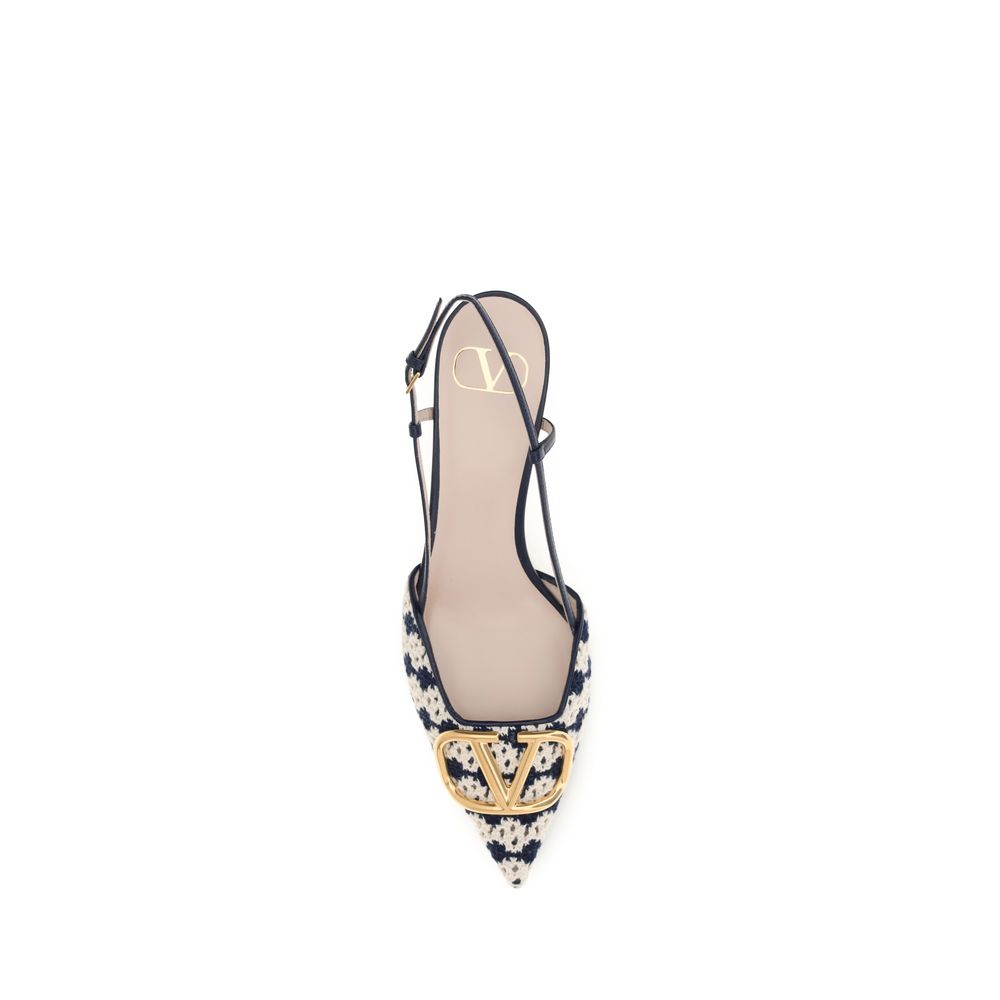 Valentino Garavani VLogo Signature Slingback Pumps