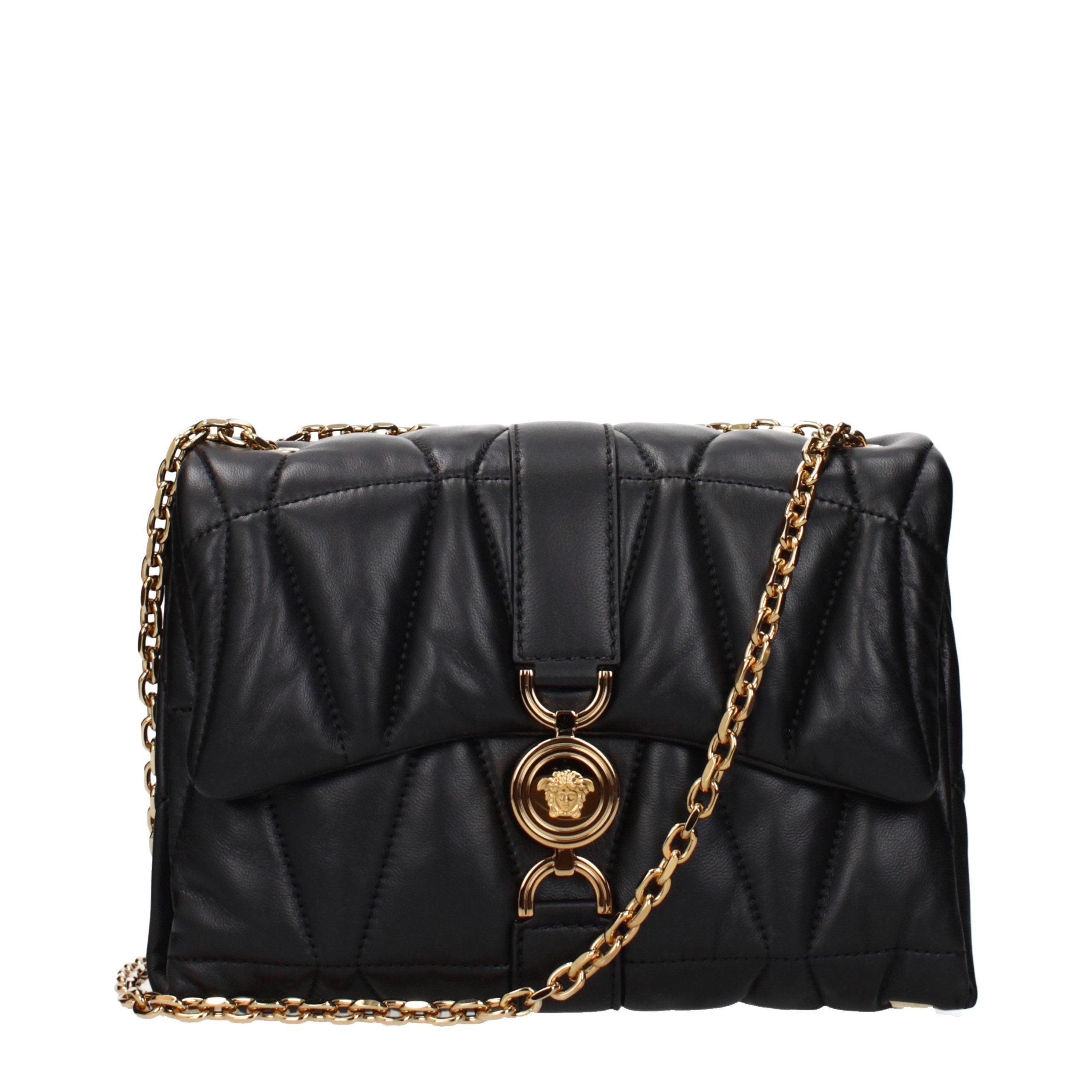 Sac à épaule en Cuir Noir