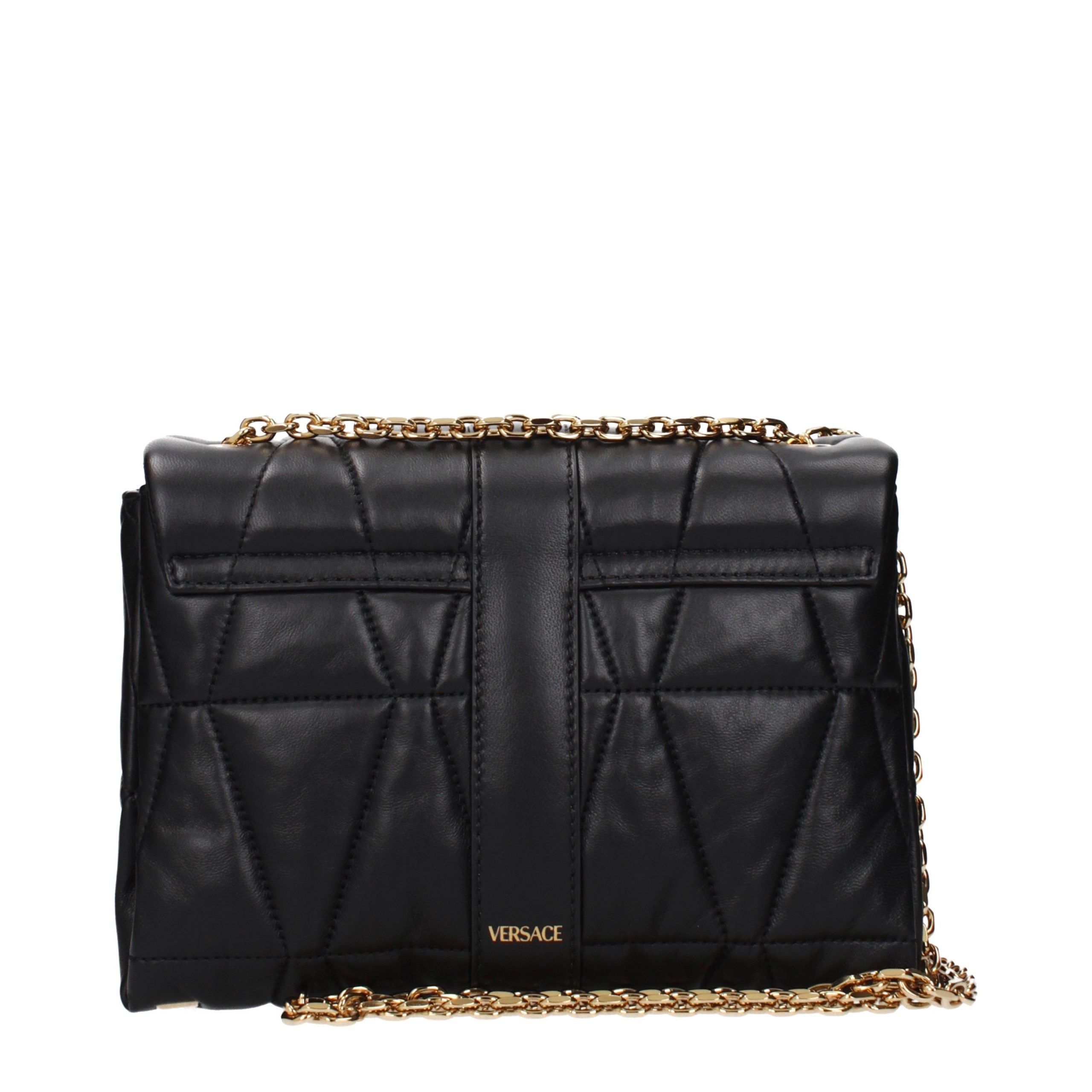 Sac à épaule en Cuir Noir