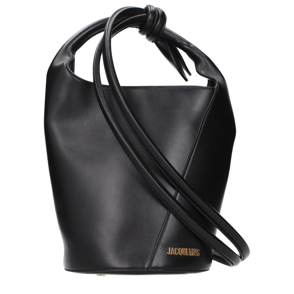 Black Leather Crossbody Bag