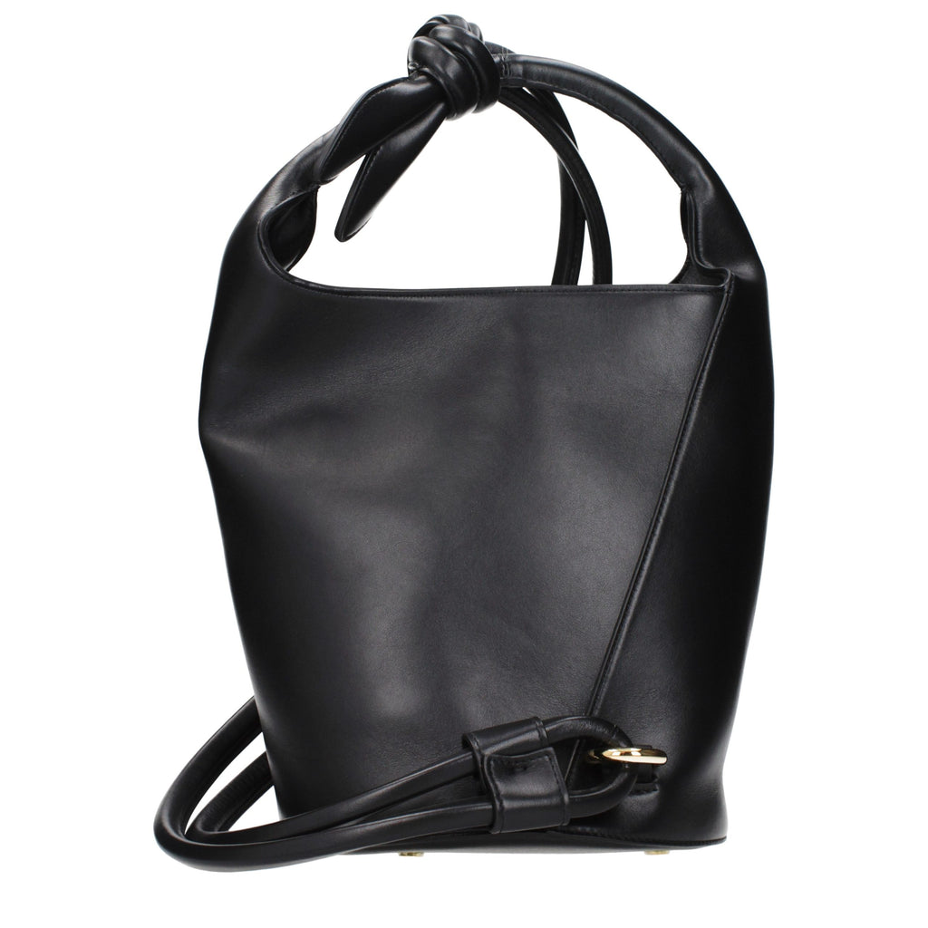 Black Leather Crossbody Bag