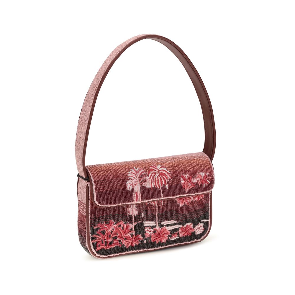 Multicolor Glass Shoulder Bag