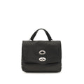 Black Calf Leather Bos Taurus Handbag