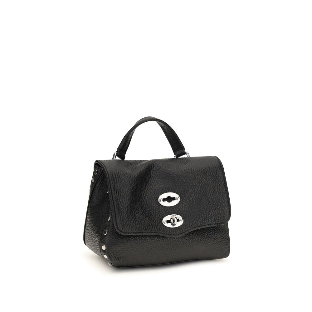 Black Calf Leather Bos Taurus Handbag