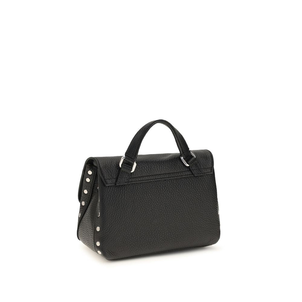 Black Calf Leather Bos Taurus Handbag