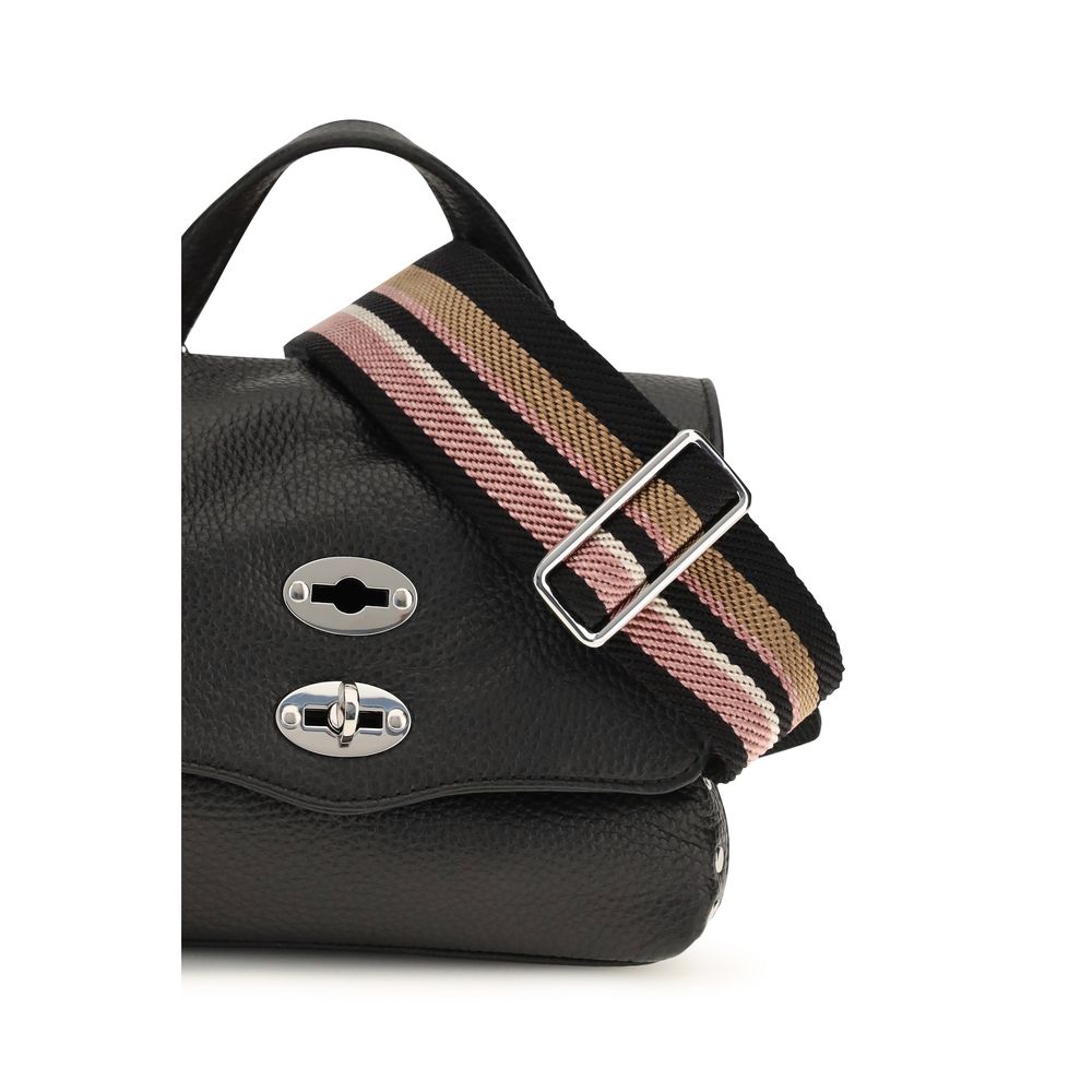 Black Calf Leather Bos Taurus Handbag