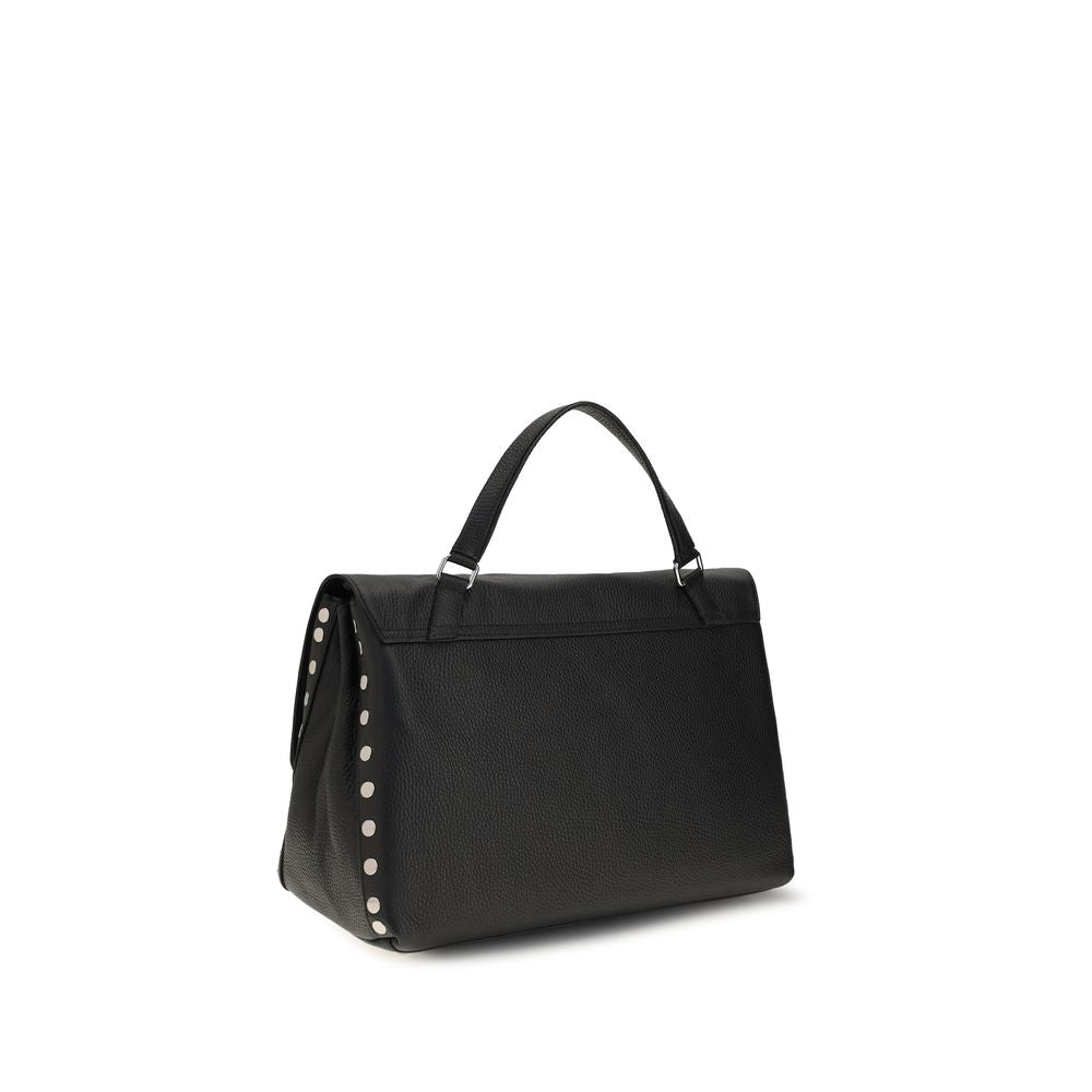Black Calf Leather Bos Taurus Handbag