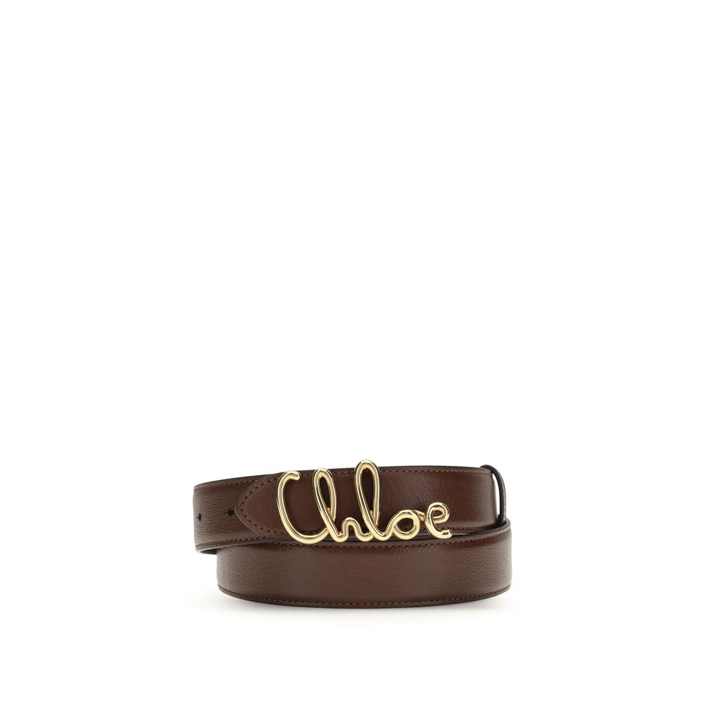 Brown Calf Leather Regular Belt