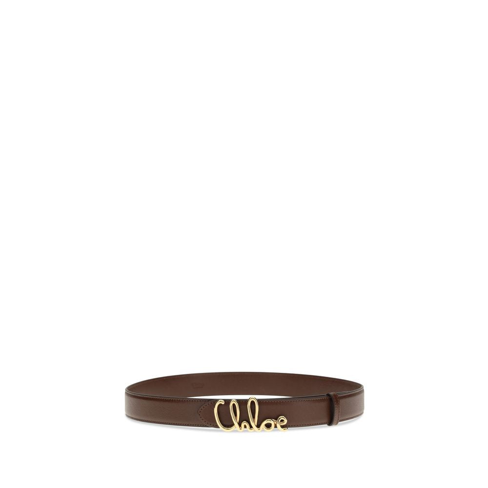 Brown Calf Leather Regular Belt