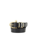 Black Calf Leather Regular Belt