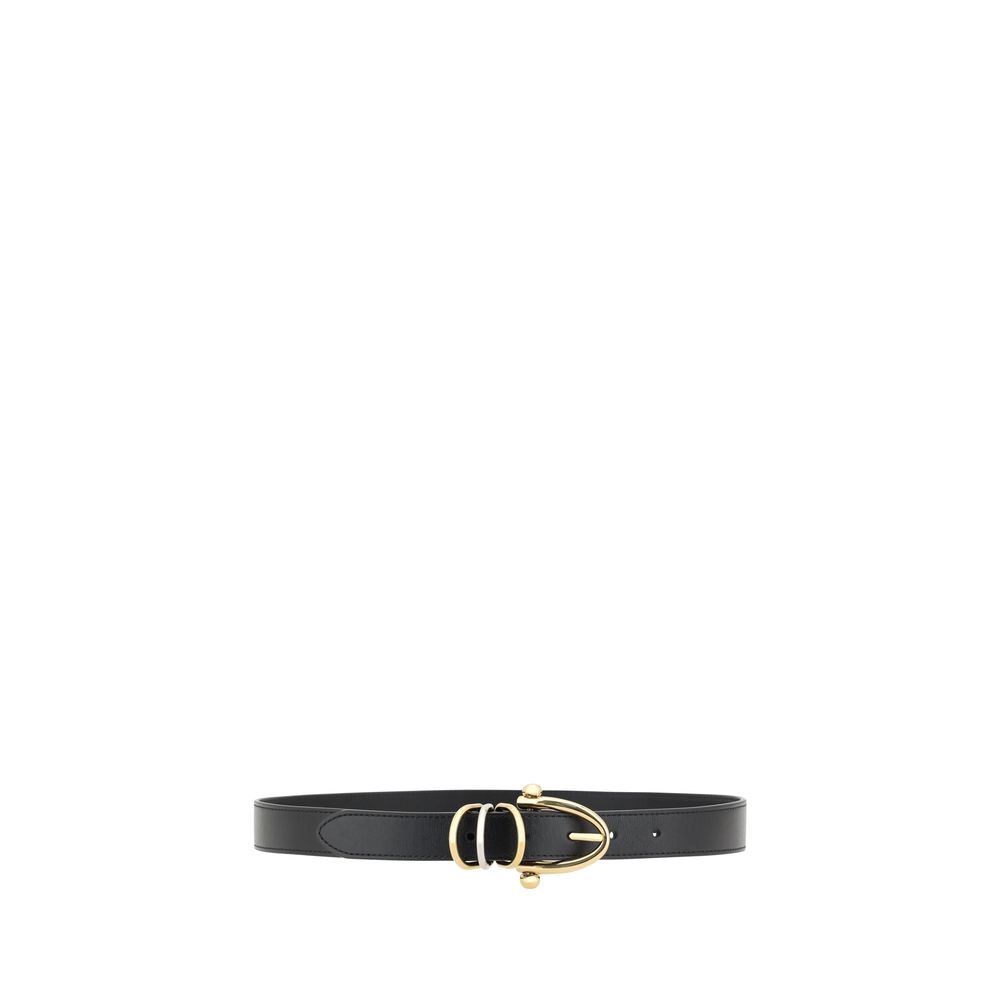 Black Calf Leather Regular Belt