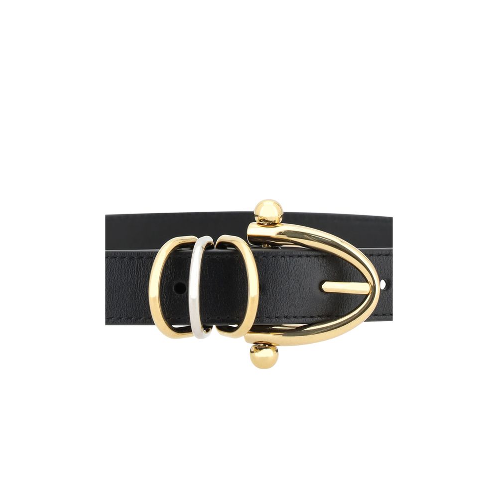 Black Calf Leather Regular Belt