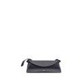 Black Calf Leather Shoulder Bag