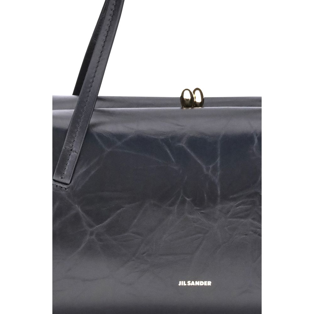Black Calf Leather Bos Taurus Shoulder Bag