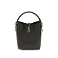 Black Calf Leather Bos Taurus Backet Bag