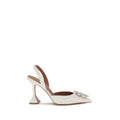 White Lamb Ovis Aries Aries High Heel Pumps