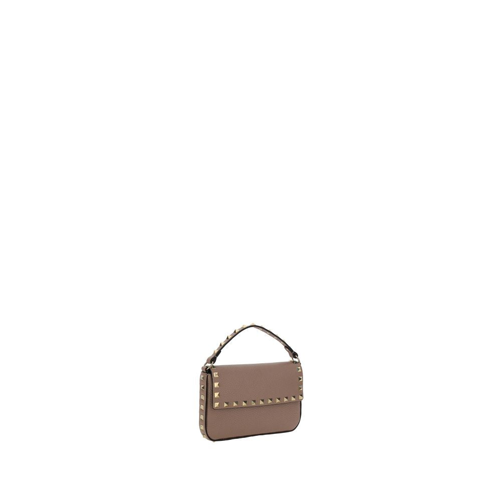 Beige Calf Leather Bos Taurus Shoulder Bag