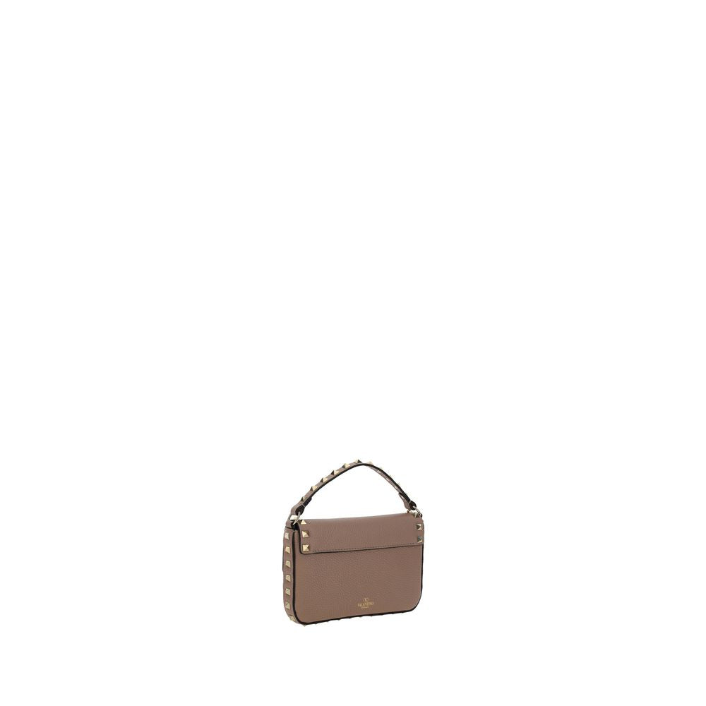 Beige Calf Leather Bos Taurus Shoulder Bag