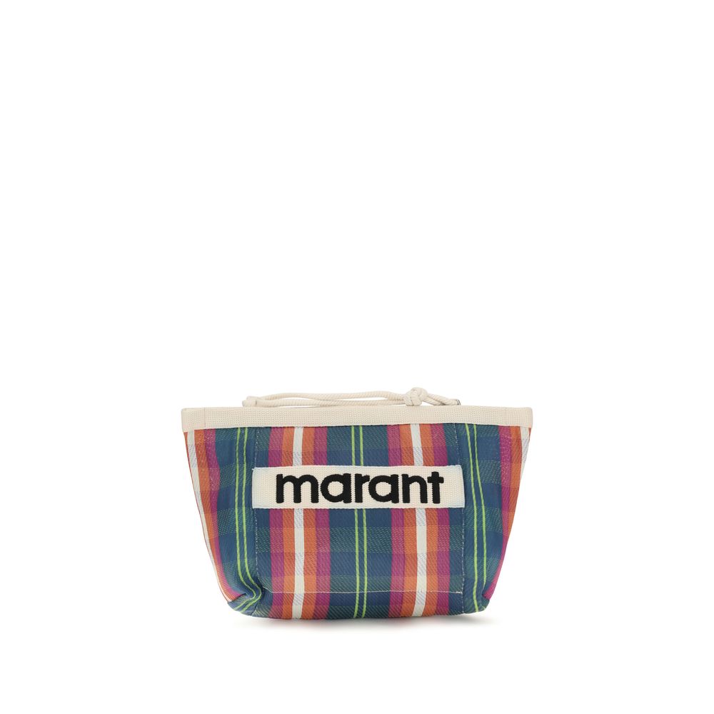 Multicolor Nylon Clutch Bag