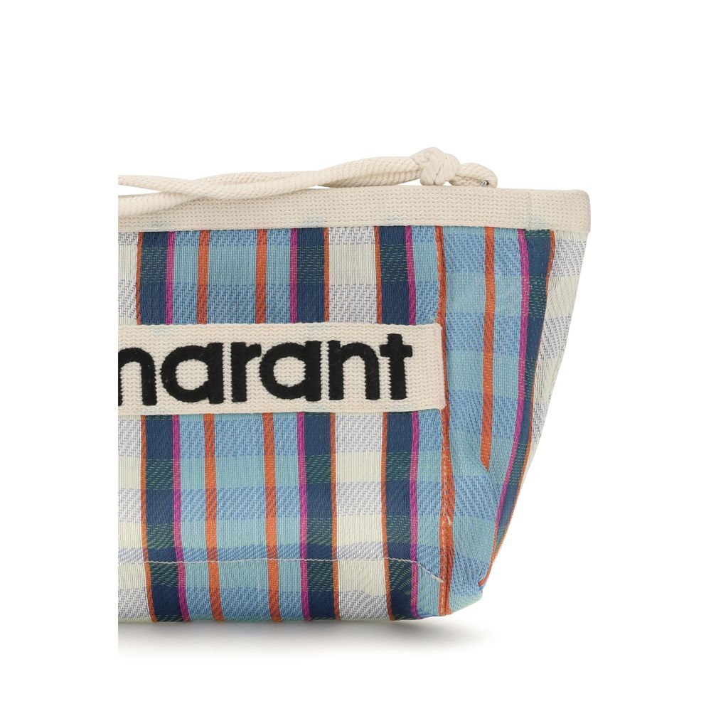 Multicolor Nylon Clutch Bag