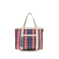 Multicolor Nylon Shoulder Bag