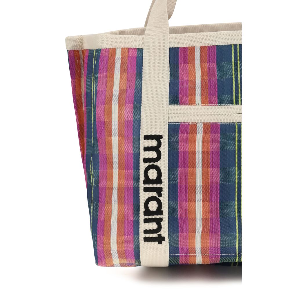 Multicolor Nylon Shoulder Bag