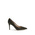 Bicolor Calf Leather High Heel Pumps