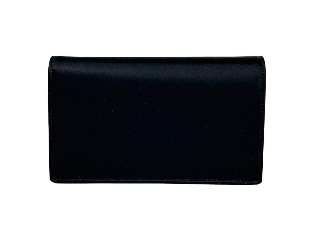 Versace Mini Chain Black Crossbody Wallet Bag