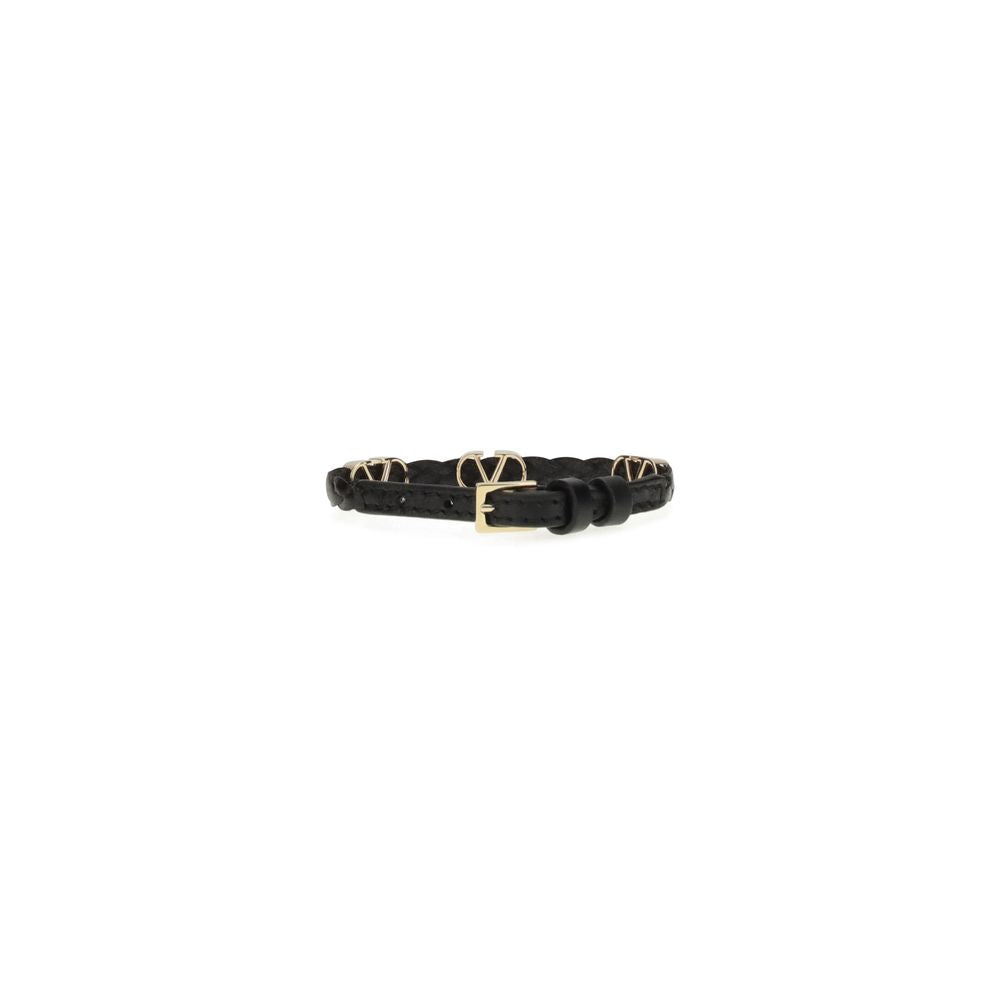 Black Calf Leather Bracelet