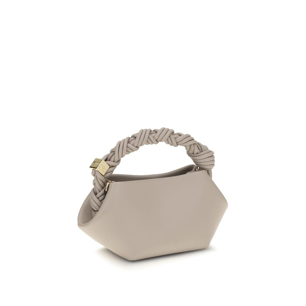 Gray Recycled Leather Handbag